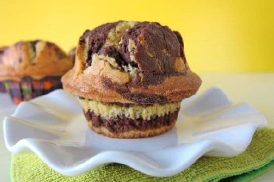 Jumbo Size Yogurt Marble Cupcakes image