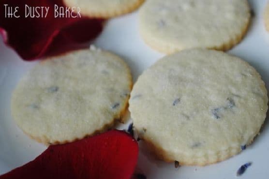 Rosewater Lavender Shortbread image