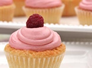 Zingy Lemon Raspberry Cupcakes image